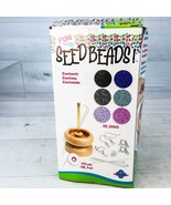 The Beadery Seedbead Bead Stringer w Jewelry Parts &amp; Seed Beads Wood Hol... - $26.18