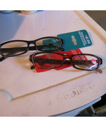 Womens Black or Brown Reading Glasses W/ Stones Strength +1.00 to +3.50 ... - $228.47 MXN