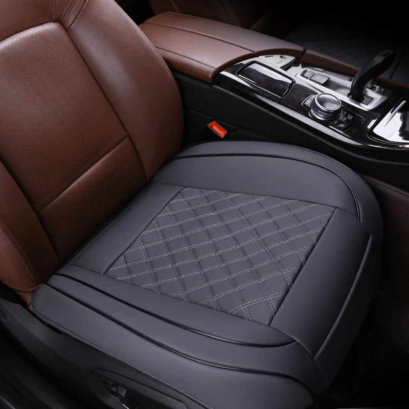 Waterproof Leather Car Seat Cover Universal Breathable Car Seat Cushion - £20.75 GBP+