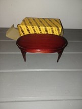VINTAGE CONCORD DOLLHOUSE FURNITURE BURGUNDY TABLE No.1134 - £10.29 GBP