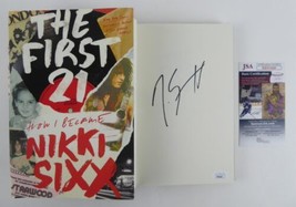 Nikki Sixx Signed The First 21 2021 HC Book 1st Edition Motley Crue JSA COA - £118.69 GBP