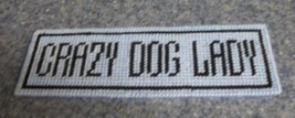 Handmade Blue Needlepoint Sign CRAZY DOG LADY Dog Lover Gift Item   Bran... - £13.44 GBP