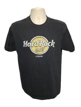Hard Rock Cafe Lisbon Adult Medium Black TShirt - $376.34 MXN
