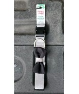 Merry &amp; Bright Festive Dog collar Black Bow Tie On Silver Collar, Holida... - $12.09 CAD