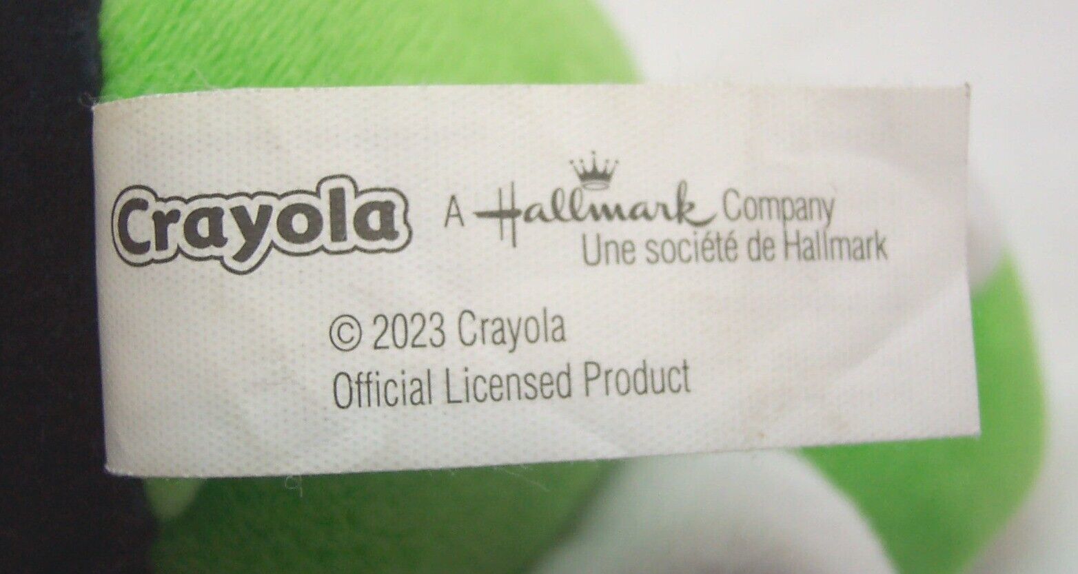 Hallmark Crayola VERY SOFT GREEN CRAYON CHARACTER 11" Plush STUFFED ANIMAL TOY Item image 3