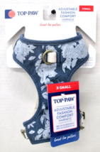 Brand New Top Paw Adjustable Fashion Comfort Harness X-Small - Blue Print - £8.90 GBP