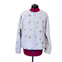 Thread &amp; Supply Pullover Sweater Grey Women Size Medium Star Print - £32.03 GBP