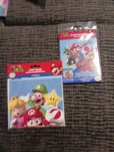 Super Mario Invitations 8 ct.  /  Birthday Party Invitations/8 Loot Bags - £7.75 GBP