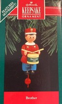 Hallmark Christmas Ornament Brother 1992 Drummer Boy Drum NEW - £6.03 GBP