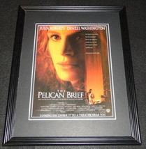 The Pelican Brief 1993 Framed 11x14 ORIGINAL Advertisement Julia Roberts - £27.08 GBP