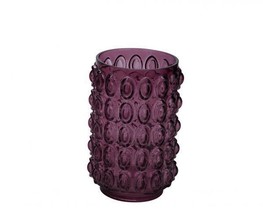 New Glass Lantern, Pink Tones, Ø 14,5 CM / Height: 22 CM, &quot; Germany &quot;, Handmade - £16.60 GBP