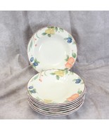 Mikasa Fruit Panorama Rim Soup Bowls 9-1/8&quot; Lot of 8 - $39.19