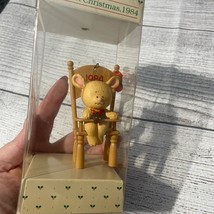 American Greetings 1984 Holiday Ornament - Brown and Red - $12.00