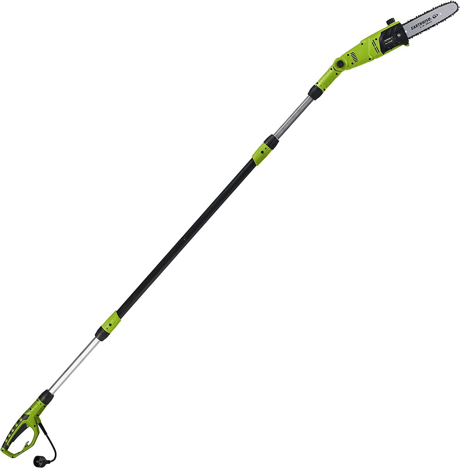Earthwise PS44008 6.5-Amp 8-Inch Corded Electric Pole Saw, Green - $109.99