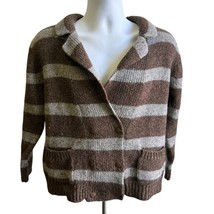  Vintage Raemar 100% Wool Sweater SZ S Brown Gray Stripe Made Taiwan R.O.C. - €31,85 EUR