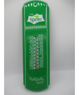 Sprite Metal 17&quot; Thermometer Dark Green Retro Naturally Tart Logo Enjoy - £17.85 GBP