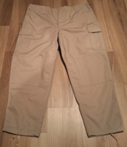 Tru Spec Pants Mens 43-47x29-32 Khaki Cargo Utility Military Armed Forces 2XL - $22.31