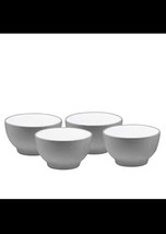 Bruntmor 20 Ounce Ceramic Dessert Bowl Set Of 4 in Grey, 20 Oz  NEW - £11.82 GBP
