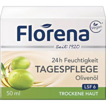 Florena ORGANIC Olive Oil moisturizer face cream  50ml - 1 can-FREE SHIPPING - £12.40 GBP