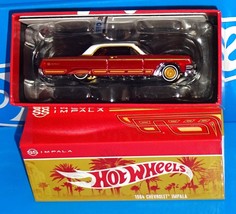 Hot Wheels 2024 RLC Red Line Club Exclusive &#39;64 Chevy Impala SS Spectraflame Red - £50.44 GBP