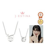 [J.ESTINA] IU&#39;s PICK MIOELLO necklace JJMENQ2BS608SW420 Korean jewelry - £145.77 GBP