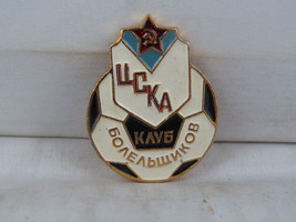 Vintage Soviet Soccer Pin - CSKA Moscow Supporter - Stamped Pin - £14.86 GBP