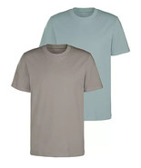 KangaROOS Paquet De 2 T-Shirts - Pierre Et Menthe Taille XL Poitrine 46/... - £27.56 GBP