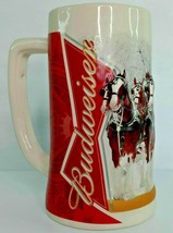 Budweiser 2012 Beer Holiday Stein 3D Winter Wonderland Clydesdale Horse Steins - $19.99