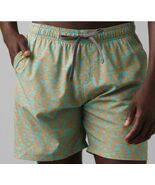 prAna Plunge Sz Medium (M) Men&#39;s Swim Boardshort Trunks Shorts 6&quot;L Aqua ... - $41.95 CAD