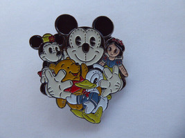 Disney Trading Pin 45899 Japan - Mickey, Minnie, Pooh, Donald and Snow W... - $9.50