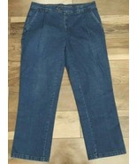 Bison Women&#39;s Straight Blue Denim Jeans Size 24 x 28 - £18.20 GBP