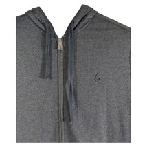 Volcom  Zip Hoodie Gray Black Mens Size Large - £18.03 GBP