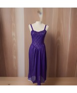 Vintage Ballerina Nightgown Basque Waist Lace Feather Bed Intimate Sz M ... - $25.88