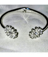 Kate Spade Silver Bling Hinged Cuff Bracelet - $31.68