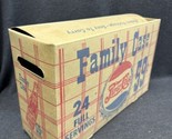 Rare Vintage 1940’s PEPSI Double Dot Cardboard Family Case Box Carton - $34.65