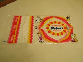 Weber&#39;s Bread (Hostess Brand) Peanuts Wrapper Bag - $18.00