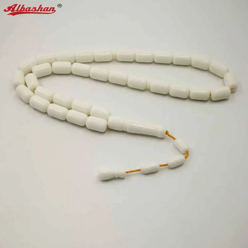 Man&#39;s Tasbih High imitation ivory resin prayer beads gift for father good qualit - £24.90 GBP