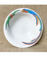 Rare Vintage Syracuse China Syralite Parrot Cereal Bowl Tropical Bird HTF - $39.60