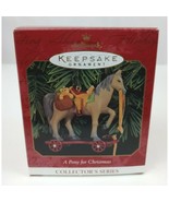 Vintage 1999 Hallmark Keepsake Ornament A Pony For Christmas - $7.71