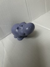 Fisher Price Little People PURPLE HIPPO Hippopotamus animal figure toy - £7.30 GBP