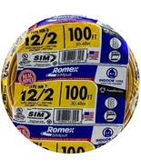 Woods 28828223 28828228 12/2 NMB W/G 100&#39; Wire, 100 ft, Yellow, 100 ft - $102.88