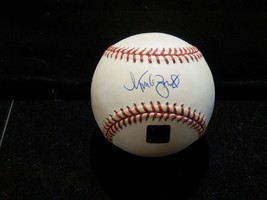 Mark Burnett Autographed Rawlings OML AHS Baseball Cincinnati Reds Topps... - $13.99