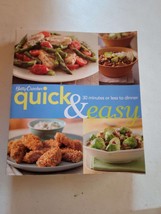 Betty Crocker Quick and Easy: 30 Minutes or Less to Dinner PB Recipe Cookbook - $10.00