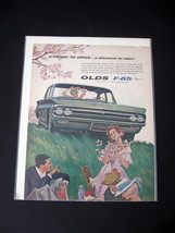 Vintage Oldsmobile F-85 Color Advertisement - 1962 Oldsmobile F-85 Color Ad - $12.99