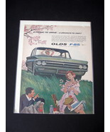 Vintage Oldsmobile F-85 Color Advertisement - 1962 Oldsmobile F-85 Color Ad - £10.16 GBP