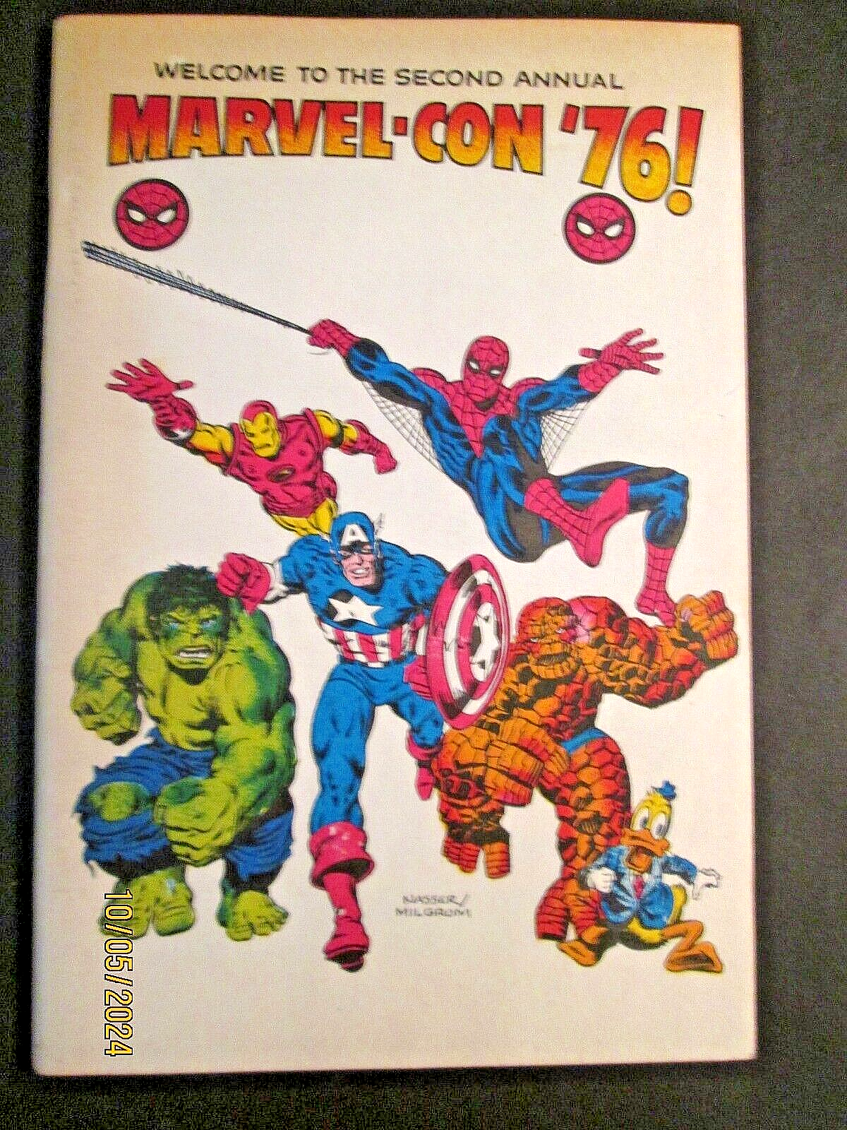 Primary image for JACK KIRBY,ROMITA,BUSCEMA & MORE (MARVEL CON 76) RARE CONVENTION BOOK