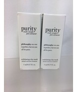 (2) Philosophy Purity Pore Extractor Exfoliating Clay Mask .17oz Deluxe ... - $5.26