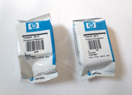 Genuine - HP 74 + 75 Black &amp; Tri Color Ink Cartridges New -Sealed OEM - $17.71