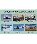 6 Different Douglas C-124 Globemaster II Warplane Magnets - £78.66 GBP