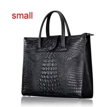 Women Briefcase Genuine Leather Women Handbag Big Totes Large Capacity Shoulder  - £93.14 GBP